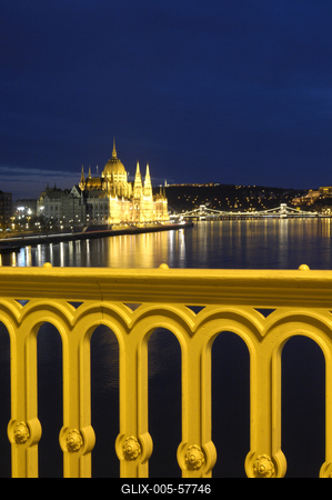 Budapest, Margit híd-stock-foto