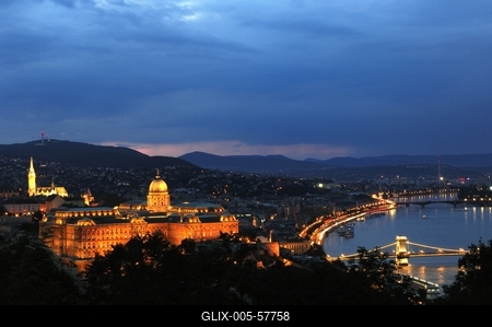 Budapesti panoráma-stock-foto