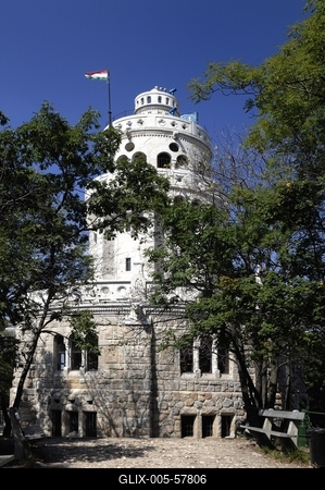 Budapest, Erzsébet-kilátó-stock-foto