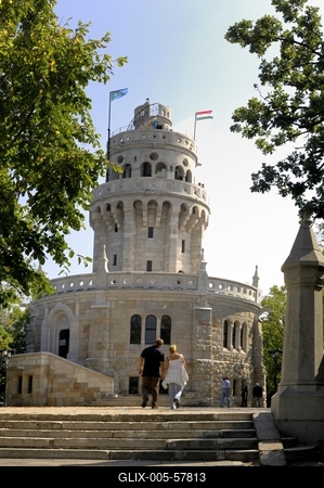 Budapest, Erzsébet-kilátó-stock-foto