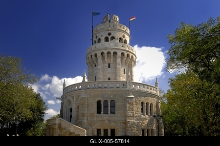 Budapest, Erzsébet-kilátó-stock-foto