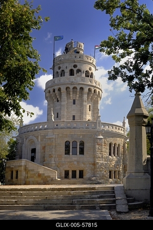 Budapest, Erzsébet-kilátó-stock-foto