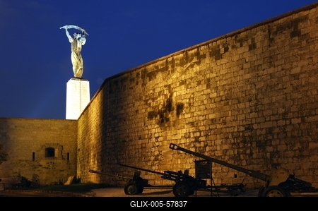 Budapest, Citadella-stock-foto