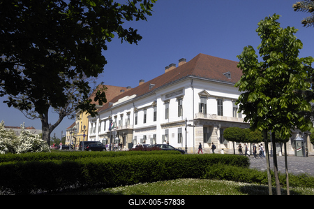 Budapest, Sándor-palota-stock-foto