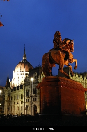 Budapest, Országház (Parlament)-stock-foto