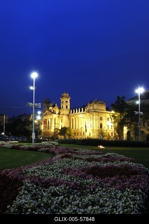Budapest, Néprajzi Múzeum-stock-foto