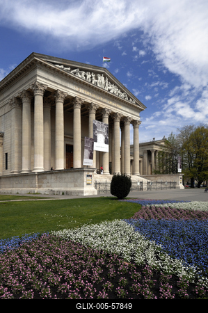 Budapest, Szépművészeti múzeum-stock-foto