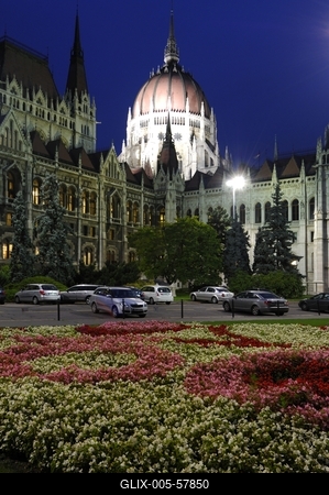 Budapest, Országház (Parlament)-stock-foto