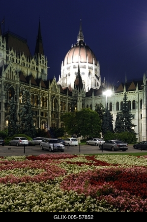 Budapest, Országház (Parlament)-stock-foto