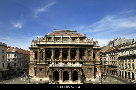 Budapest, Magyar Állami Operaház-stock-foto
