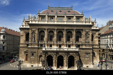 Budapest, Magyar Állami Operaház-stock-foto