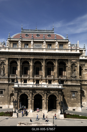 Budapest, Magyar Állami Operaház-stock-foto