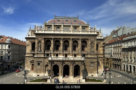 Budapest, Magyar Állami Operaház-stock-foto