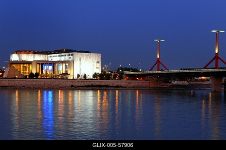 Budapest, Művészetek Palotája-stock-foto