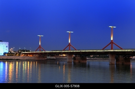 Budapest, Rákóczi híd-stock-foto