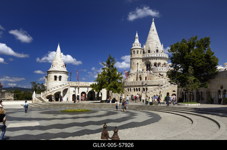 Budapest, Halászbástya-stock-foto