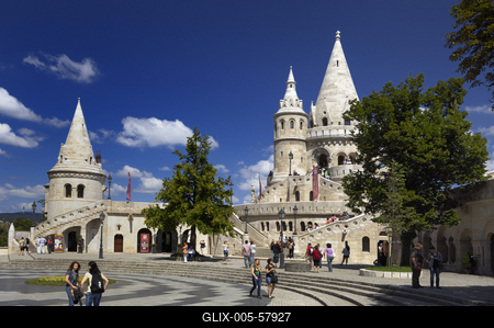 Budapest, Halászbástya-stock-foto