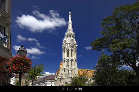 Budapest, Mátyás-templom-stock-foto