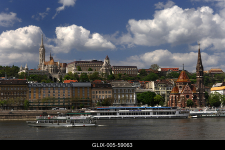 Budapesti panoráma-stock-foto