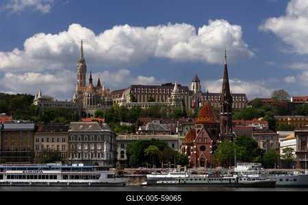 Budapesti panoráma-stock-foto
