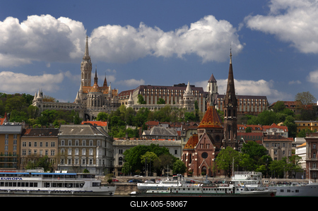 Budapesti panoráma-stock-foto