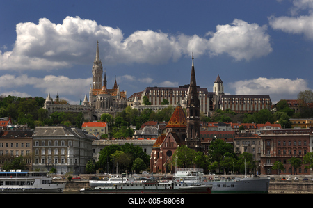 Budapesti panoráma-stock-foto