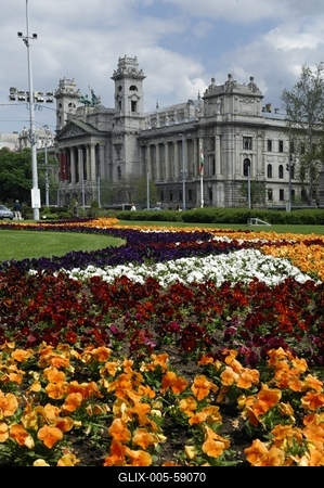 Budapest, Néprajzi Múzeum-stock-foto