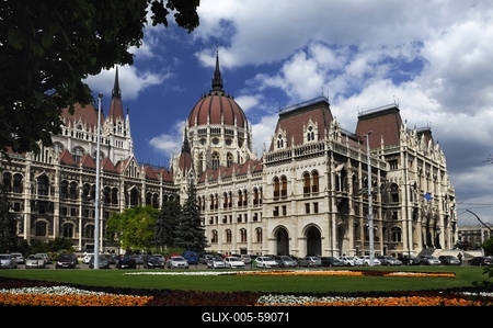 Budapest, Országház (Parlament)-stock-foto