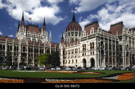 Budapest, Országház (Parlament)-stock-foto