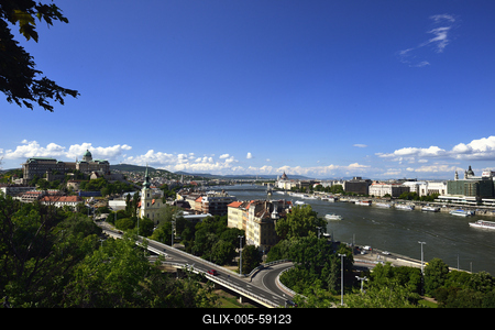Budapesti panoráma-stock-foto