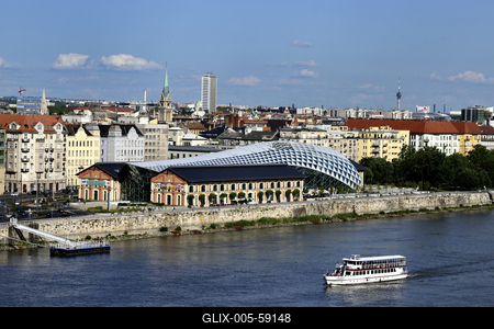 Budapest, Bálna kulturális központ-stock-foto