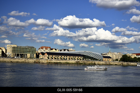 Budapest, Bálna kulturális központ-stock-foto