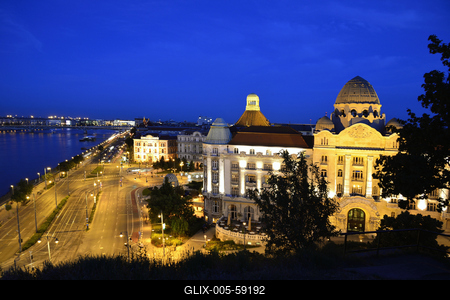 Budapest, Gellért Szálló-stock-foto
