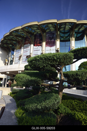 Budapest, Nemzeti Színház-stock-foto