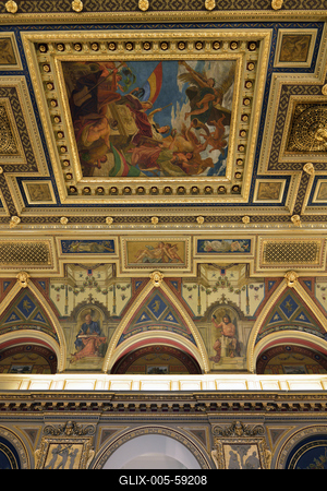 Budapest, Alexandra Könyvesház-stock-foto