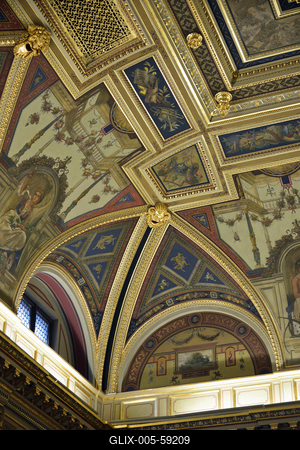 Budapest, Alexandra Könyvesház-stock-foto