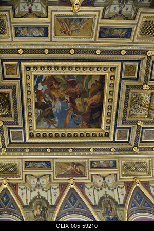 Budapest, Alexandra Könyvesház-stock-foto