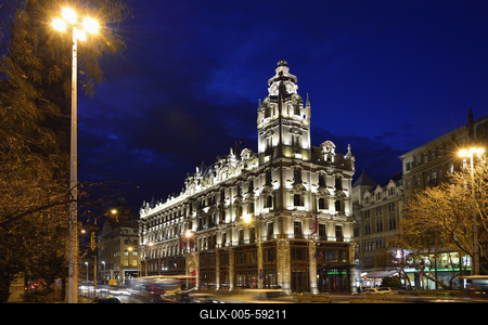 Budapest, Klotild palota-stock-foto