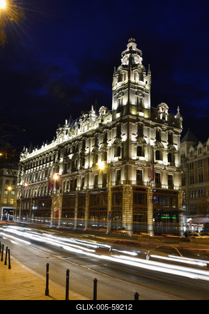 Budapest, Klotild palota-stock-foto