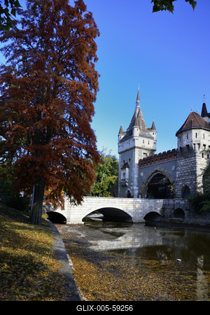 Budapest, Vajdahunyad vára-stock-foto