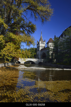 Budapest, Vajdahunyad vára-stock-foto