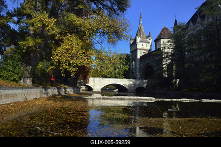Budapest, Vajdahunyad vára-stock-foto