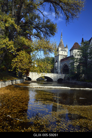 Budapest, Vajdahunyad vára-stock-foto
