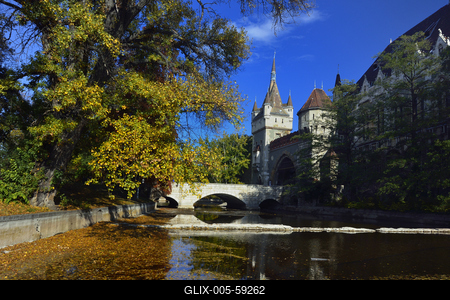 Budapest, Vajdahunyad vára-stock-foto