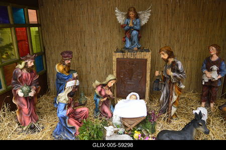 Betlehem a Parlament (Országház) előtt-stock-foto