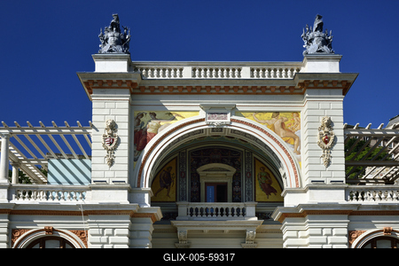 Budapest, Várkert Bazár-stock-foto