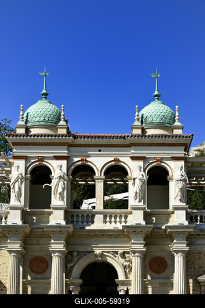Budapest, Várkert Bazár-stock-foto