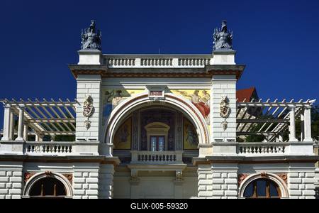 Budapest, Várkert Bazár-stock-foto