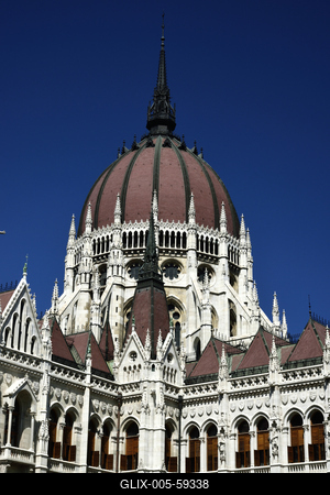 Budapest, Országház (Parlament)-stock-foto
