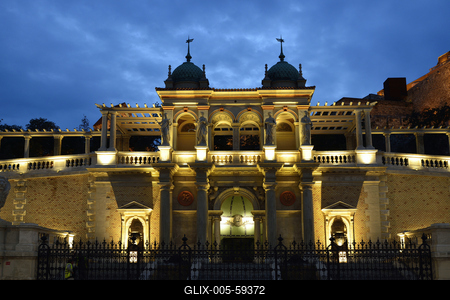 Budapest, Várkert Bazár-stock-foto
